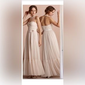 BHLDN Va Et Vien Niceties Blush Wedding Dress 14 Anthropologie
